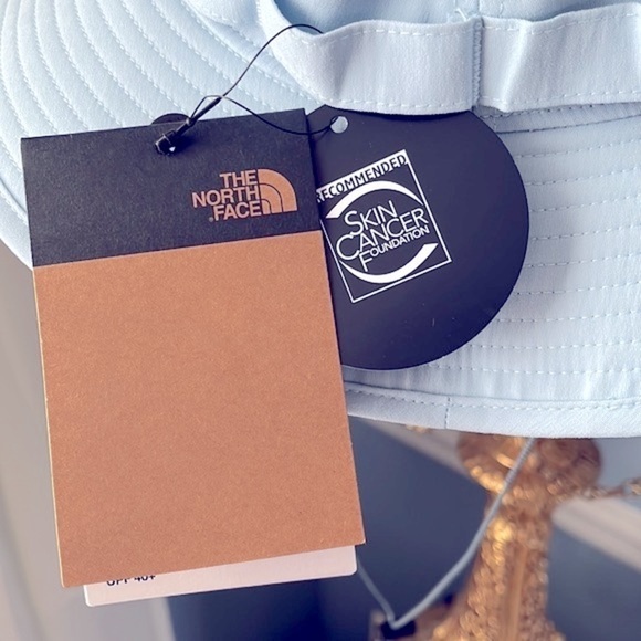 Brand New The North Face Class V Brimmer Bucket Hat Beta Blue UPF 40+ Protection - Picture 7 of 15